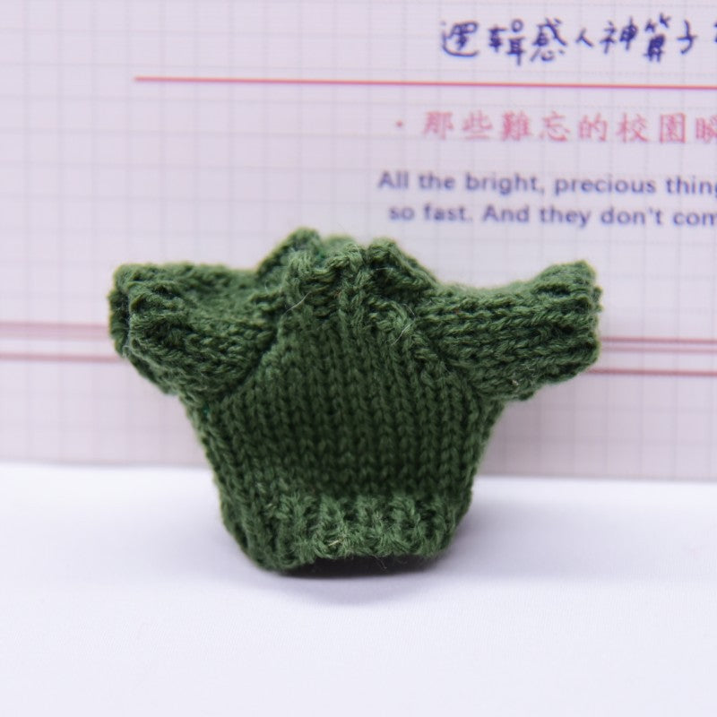Wholesale Wholesale 10cm Handdog Doll Replacement Clothes Sweater Toy Cotton Doll Accessories Finished Dress-up Accessories